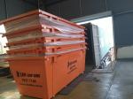 Customized Heavy Duty Outdoor Waste Bin Recycling Mobile Metal Skip
