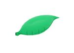 Sleeping Inflatable Travel Pillow Green Leaf Shape Polyester / Cotton Material