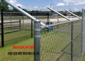 China Hot Dipped Galvanized Chain Link Garden Security Wire Mesh Iron Metal Farm Fence for Garden wholesale