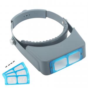 China Binocular Glass Jewelry Accessories Tools Magnifiers Double Lens Reading Head Wearing wholesale