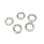 Sample 304 Stainless Steel External Tooth Lock Washers DIN 6797 Standard Metric