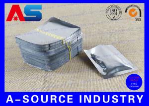 China Silver Standing Up Plastic Aluminium Foil Bag For Medication Blister Packs aluminium foil pouches wholesale