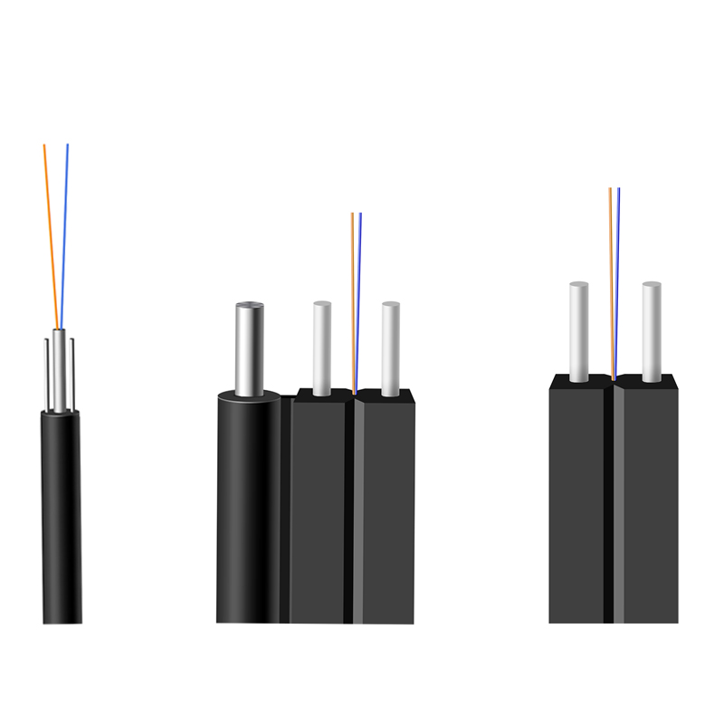 Steel Messenger Core 2 Core 4 Core G657A1 FTTH Drop Cable