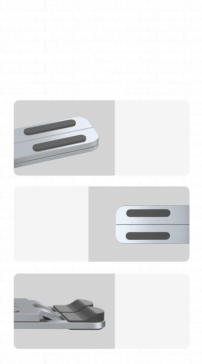 Foldable and Portable Modern Design Laptop Holder for Office Convenience We Custom Logo