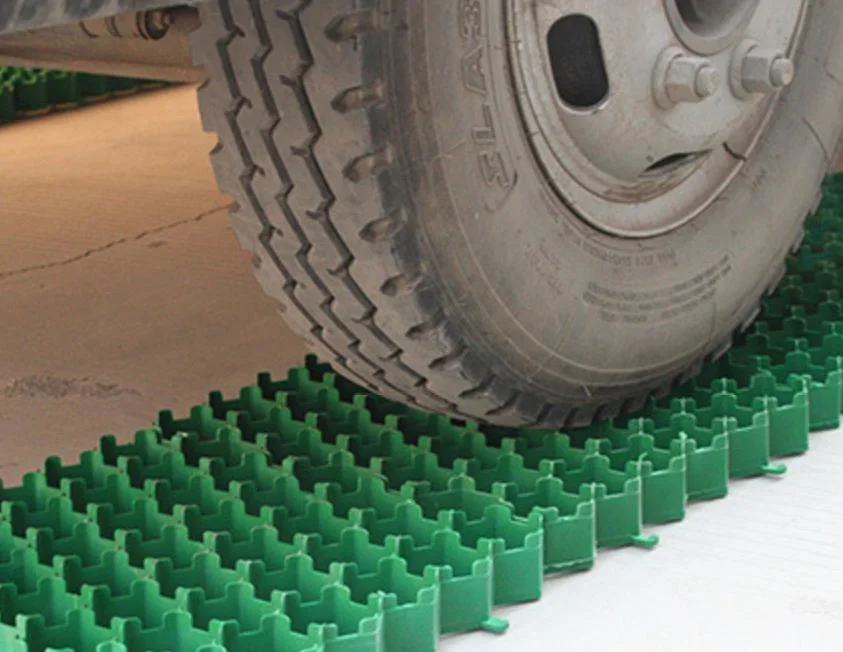 Soil Stabilization Parking Gravel Reinforcement Grass Grid for Driveway and Parking