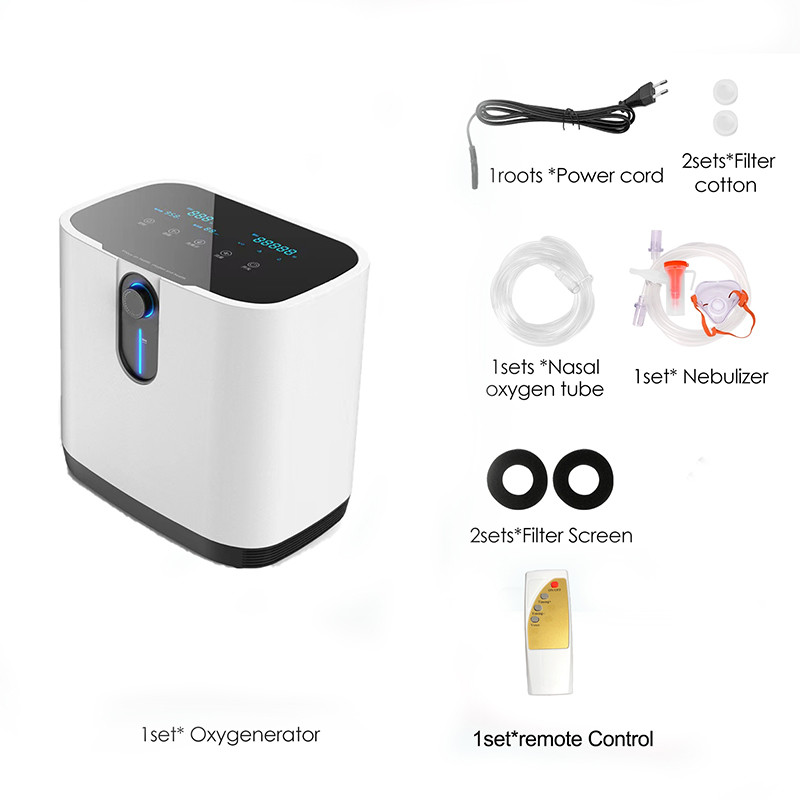 Mobile Oxygen Concentrator Dual Flow O2 Generator For Medical