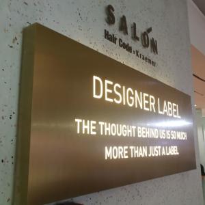 China Storefront Wall Mounted Outdoor LED Light Box Hollow Out Stainless Steel Brushed wholesale