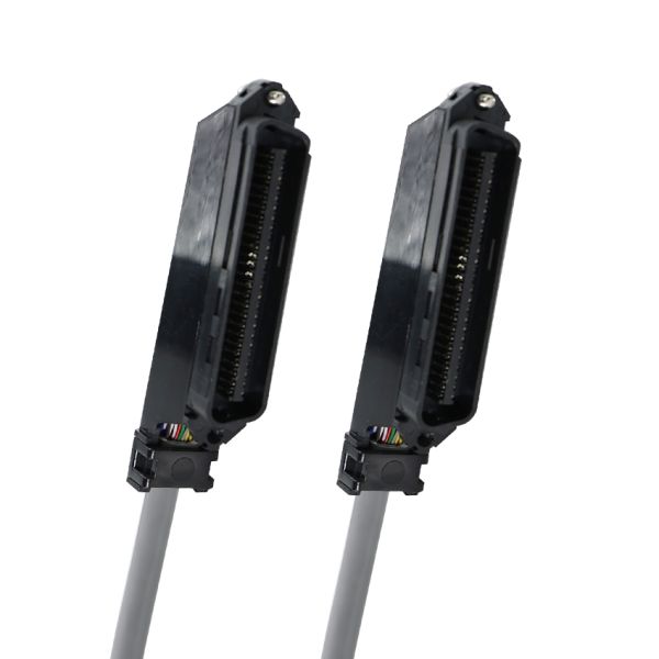 50-Pin Male RJ21 Right Angle Telco Connector Cable Shielded