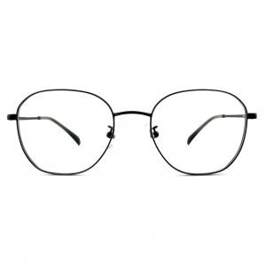 China FM2590 Executive Optical Metal Frame Full Rim Round Customized Eyewear on sale