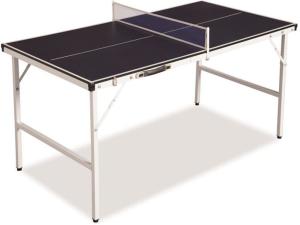 China Midsize Outdoor Table Tennis Table Easy Folding With Painting And Net Caster wholesale