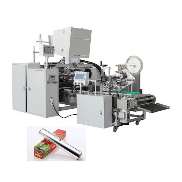 Wood Packaging Automatic Labelling Aluminum Foil Rewinding Machine with Standard