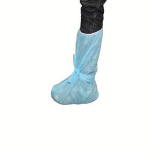 China PE CPE Disposable Work Boots , Disposable Plastic Boot Covers Lightweight wholesale