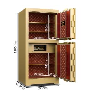 China 208±2kg Security Safe Box OEM Luxury Safes 4 Open Ways YB/ZY-120D wholesale