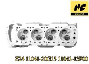 China Nissan Z24 11041 20G13 / 11041 13F00 Diesel Engine Cylinder Head Cast Iron / Aluminum Material wholesale