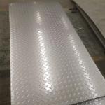 Thick 4mm Ss Checkered Plate Anti Slip Stainless Steel Sheet NO.8 Surface