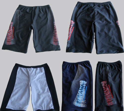 Men's brand swim mens beach Surf swimsuit knee length bathing swimming shorts male sports bath