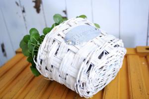 China 2016 new style wicker garden baskets round shape willow garden plants basket wood piece wholesale