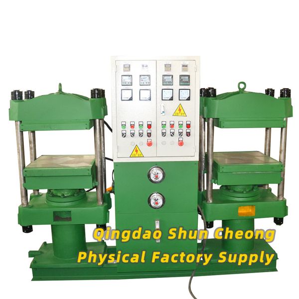 Column-type Flat Plate Vulcanizing Machine with 2-4 Working Layers, 35# Steel Plates, and Automatic Control