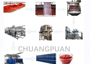China Turn Key 2-50T/H Customized Automatic Tomato Paste Production Line wholesale