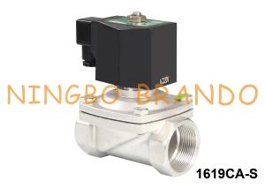 China 1 1/4'' High Temperature Hot Water Solenoid Valve 24V DC 220V AC wholesale