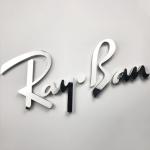 Luminous Letters Sign Outdoor Storefront Custom Stainless Steel Back-lit