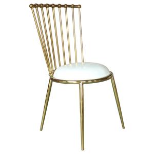 China Elegant Wedding Chair Hot Sale Design Leather Dining Chairs wholesale