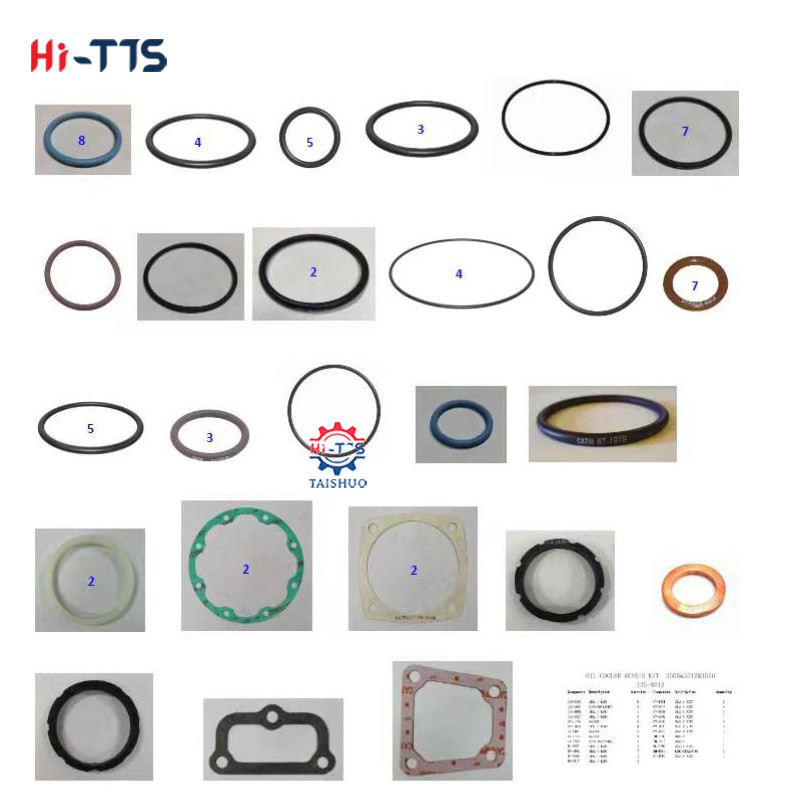 High Quality Diesel Engine 9X6598 G3516 G3512 G3508 Seal Gasket kit 9X-6598 Oil Cooler Seal Kit Liner Kit