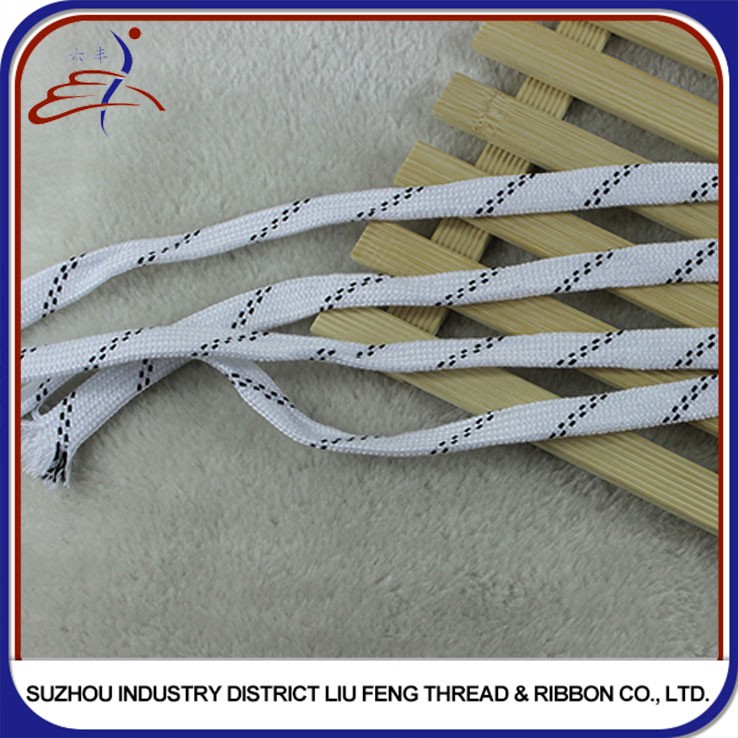 10mm Ice Hockey Skate Laces Polyester Waxed Hockey Laces