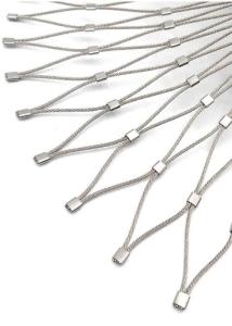 China Smooth Bright Zoo Animal Enclosure Wire Mesh Stainless Steel wholesale