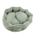 48" 18" 25" Fleece Cat Bed For Outdoor Cat Older Human Bed Soft 2 Cats Arctic