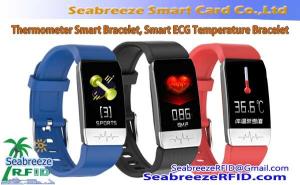 China Smart Body Thermometer Bracelet, Smart ECG Temperature Bracelet, Thermometer Smart Wristband wholesale