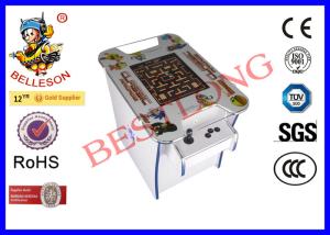 China 58CM Width White Cocktail Arcade Machine , Coin Operated Cocktail Game Table wholesale