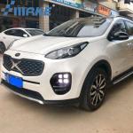For Kia Sportage Kx5 2015 2016 Led Fog Light Lamp Daytime Led Running Lights