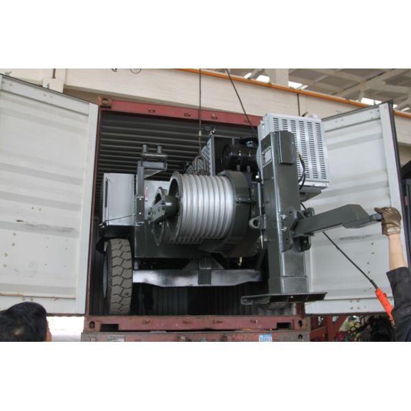 60kN Transmission Line Stringing Equipment Tractor Puller with 16mm Steel Wire Rope