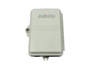 China 6 Core Outdoor Fiber Optic Distribution Box White, load SC adapter and pigtail wholesale