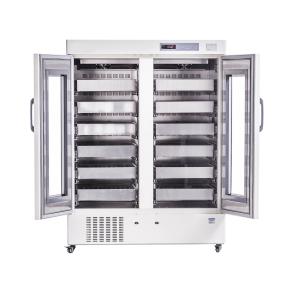 China 1008L Large Capacity Forced Air Cooling R134a Blood Storage Refrigerator Stainless Steel Interior wholesale