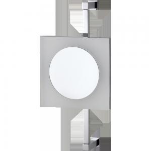 China bath wall mounted square lighted makeup mirror wholesale