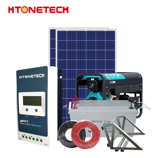 Mono B Grade Grid Connected Solar System With Horizontal Axis Wind Turbine Generator
