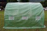 New Design iron double door arch greenhouse，garden balcony vegetable insulation