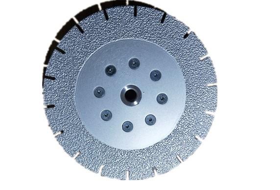 Quality 7 Inch Vacuum Brazed Diamond Cutting Blade Both Side Coated 180MM * M14 for sale