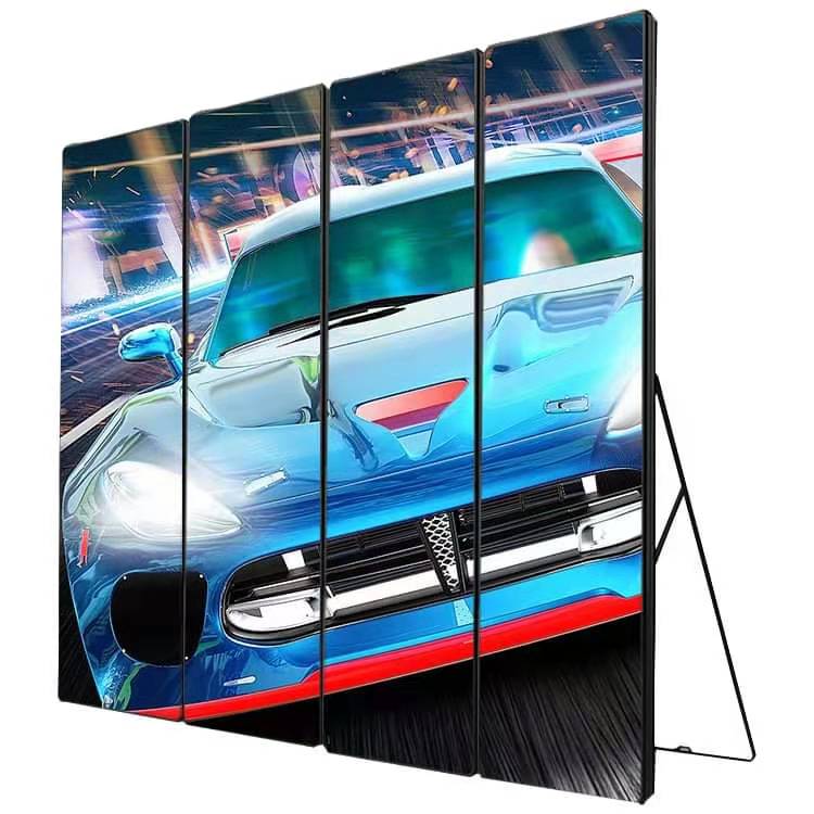 Wifi 4g Mobile Light Up Poster P2 P2.5 P3 Floor Led Display Advertising Indoor