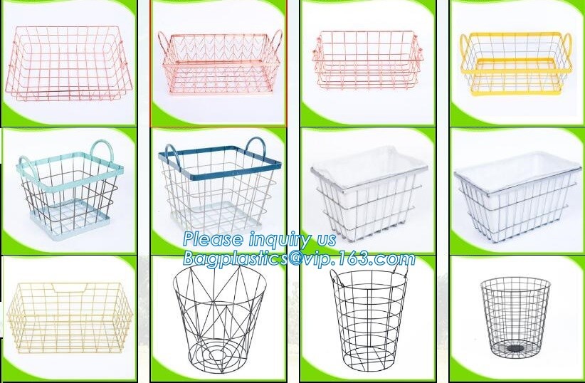 Metal Wire storage basket, Metal wire Under Shelf Storage Basket Space Saving Easy Cabinet Shelf Caddy Basket, kitchen b
