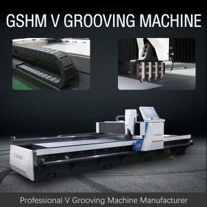 China Hydraulic CNC V Grooving Machine For Stainless Steel In Elevator Industry wholesale