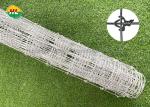 100m Heavy Zinc Coating Knotted Wire Mesh For Goat Horse Fencing
