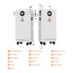 51.2V 300Ah 15.36kwh home energy storage battery lifepo4 lithium battery Energy