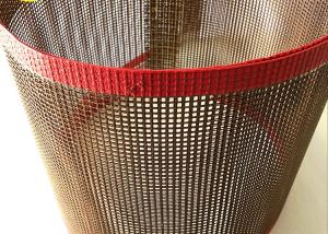 China Chemical Resistance 6*6mm PTFE Conveyor Belts For Textile Printing Machine wholesale