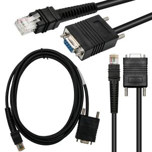 China Barcode RS232 Scanner Cable , Serial RJ45 To DB9 Female Cable wholesale
