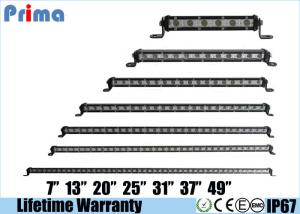 China Super Slim Led Light Bar Single Row 7&quot; 13&quot; 20&quot; 25&quot; 31&quot; 37&quot; 49&quot; Mini Off road Light Bars wholesale