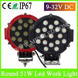 China 51W Bright Offroad Vehicles LED Work Light, 7 led driving light wholesale