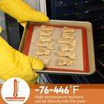Non-Stick Silicone Baking Mat Premium Food Safe kitchen Baking Pan Mat